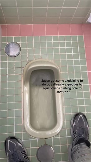 Never in my 25 years 😭 | japanese squat toilet