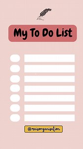 Une to-do list (liste des tâches) est un outil simple et claire mais aussi puissant pour améliorer la gestion des tâches quotidiennes et atteindre tes objectifs de manière plus efficace. Avec la to do list,c 'est un pas de plus vers l'organisation et ainsi tu pourras : 🔸 t'organiser en structurant les tâches à accomplir et surtout les prioriser en fonction leur degré d'urgence. 🔸 gérer ton temps en planifiant du temps pour chaque tâche. 🔸 être plus productive. Adoptes cette liste et n'hésite 
