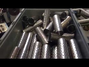 perforated pipe for exhaust system