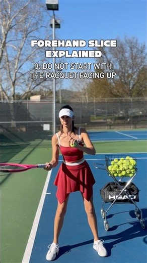 Forehand slice explained #tennis #forehand #slice #australianopen2026 #tip