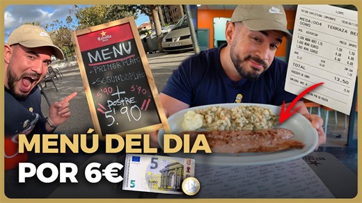 Menú Barato: Comida Española por 6 Euros | Cenando con Pablo