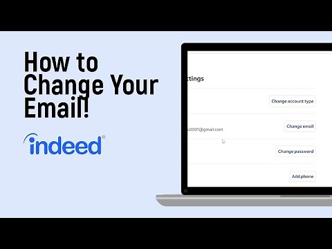 How to Change Your Email on indeed [easy]