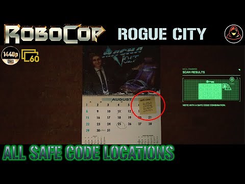 [Game Guide]: RoboCop: Rogue City - All Safe Code Locations