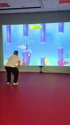 Submarine Challenge with Game Kinect | Interactive Projection for Events