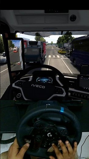 Real Steering Gameplay 🚛 Euro Truck Simulator 2 | Logitech G923 Setup 🔥 #tklgaming #ets2shorts
