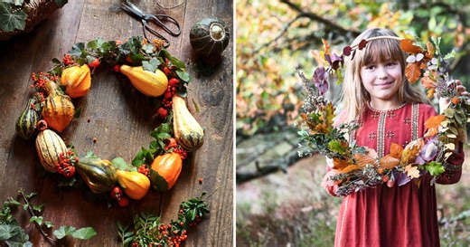 Toutes nos idées pour créer une couronne d'automne pour Halloween