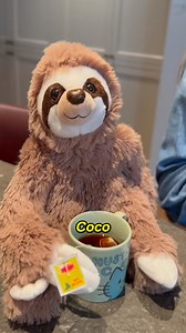 Kristen is tracking Coco the sloth this holiday season! Track a real animal with @myfahlo's animal tracking plushies! | Fahlo