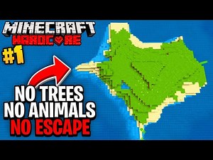 The Minecraft Hardcore 1.21 SURVIVAL ISLAND Challenge BEGINS! (Ep1)