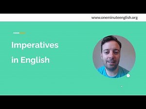 Imperatives in English(Uses, Examples and Structure)
