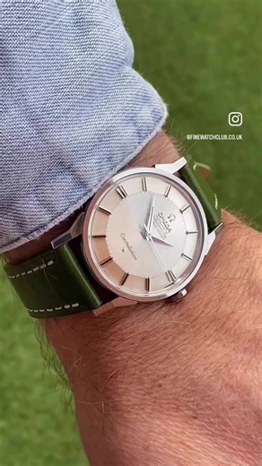 🥧 Omega Constellation “Pie Pan” Automatic Chronometer 📏 34mm 💷 £1,995 | 📦 Original Omega box A true icon of Swiss watchmaking. The Omega Constellation Pie Pan represents the very peak of Omega’s mid-century production and remains one of the most important and collectible vintage dress watches ever made. Built in an era when precision came before marketing, this watch celebrates Omega’s dominance at the Geneva Observatory chronometer trials — where accuracy was proven, not claimed. 🥧 Origina