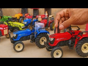 diy remote control tractor new Mahindra with Trolley New tractor models unboxing