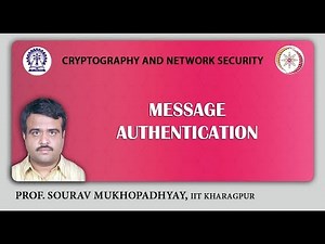 Message Authentication.