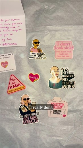 Dark Humor Stickers Made by a Cancer Survivor #Shorts