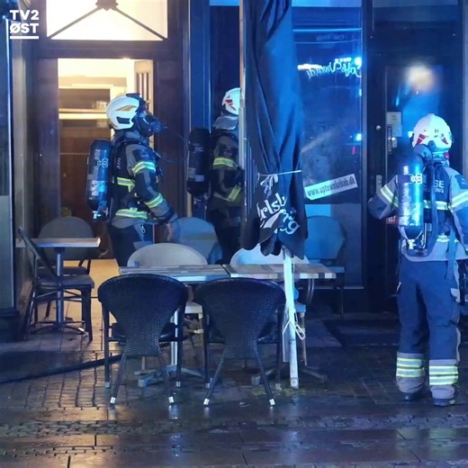 Pizzeria brændt ned
