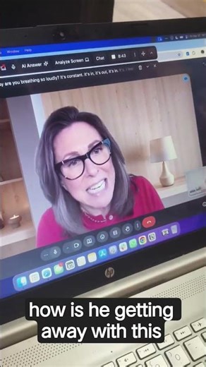 job interview ai doing magic #parakeetaipartner #computer #viral #smartphone #smartphone #funny #ai