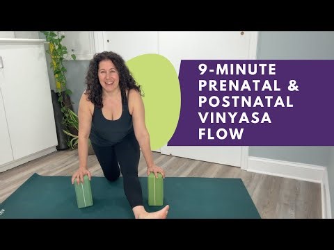 9-Minute Prenatal & Postnatal Vinyasa Flow