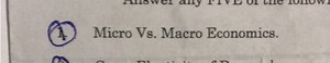 Micro Vs. Macro Economics.... | Filo