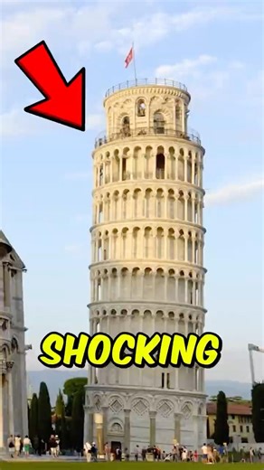 Why Pisa Tower Still Stands 😱⚠️