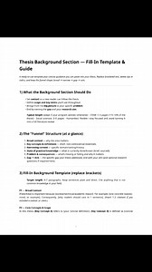 👉How to write the 'Background section' of a paper!! #Academy #researchers #ResearchPaper #ResearchMatters #phdstudent #PhD #StudyWithMe #EduContent #Statistics #Econometrics #QuantitativeResearch #DataDriven #RegressionAnalysis #Stata #SPSS #RStats #PythonForDataScience #ResearchSupport #ResearchMethods #DataAnalysis #AcademicWriting #ThesisHelp #CodingForResearch #MachineLearningBasics #BangladeshStudents #StudyAbroad #HigherStudies #MastersPreparation #AcademicSupport #PublicUniversity | Stat
