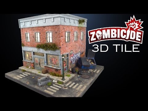 Zombicide Build Part 3.a: Corner Shop Tile Structure