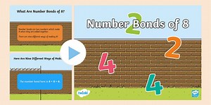 Number Bonds of 8 PowerPoint