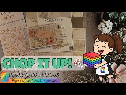 CHOP IT UP! Make Beautiful Notecard Set Using 1 Sheet of 12x12 Paper