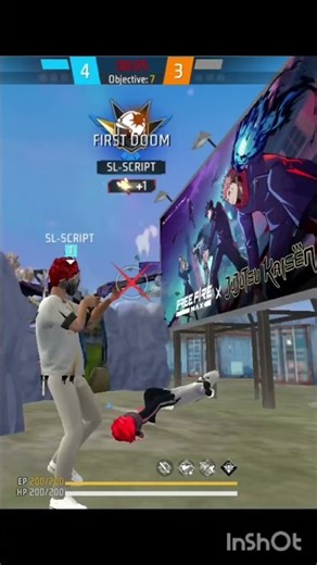 SL SCRIPT on destroy mode #freefire #trending #shorts