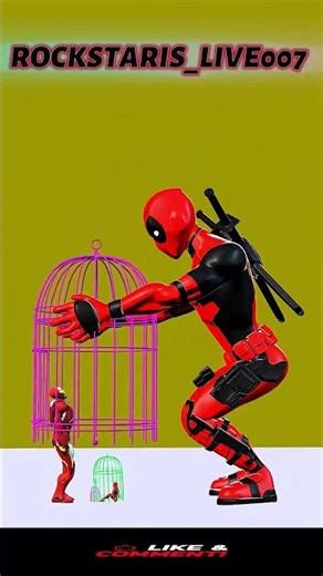 Iron Man vs Deadpool 🔥 Who Will Survive? #gta #shorts #funnyanimation #gtav #spiderman