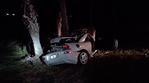 2 people sent to the hospital after driver couldn't make turn near Bayside Bridge