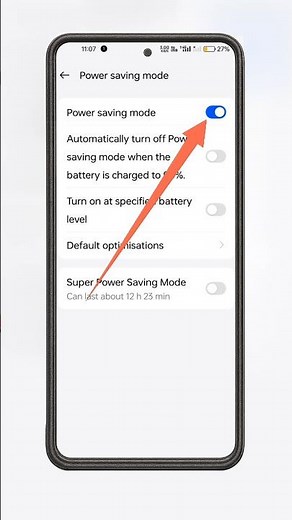 Power Saving Mode In Android | Save Battery Fast