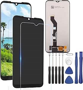 6.2'' Screen Replacement for Motorola Moto E 2020 XT2052-1 XT2052-2 XT2052DL LCD Display for Moto E7 XT2052 Touch Screen Digitizer Assembly with Tools
