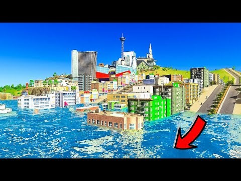 Cities Skylines, but the sea level is constantly rising!
