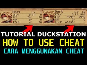 HOW TO USE CHEAT PS1 EMULATOR DUCKSTATION - PC & ANDROID (EASY)