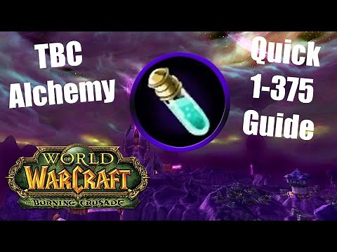 Complete Alchemy Leveling Guide for TBC Classic 1-375