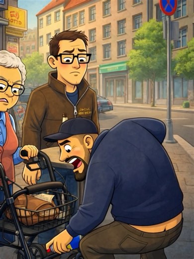 TALO 30 | SPORT-ROLLATOR #taloverse #rollator #comedydeutsch #cartoon #foryou #fyp #viral #comedy #explorepage #kurzvideo #foryou #Comedy #lustig #fyp #tübingen Rollator quietscht brutal. Ali sprüht WD-40… jetzt ist’s schlimmer. Oma kauft Sportrollator und überholt uns einfach. 💨💀