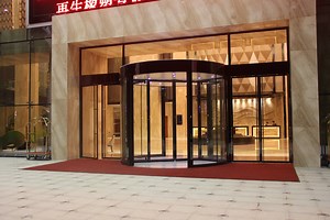 [Hot Item] 2 Wing Automatic Revolving Door with Anti-Clamp Function and Emergency Button