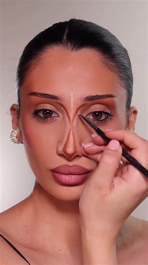 Slim nose contour 👃 @Milena.Ustyan #contour