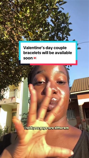 Valentine's Day Couple Bracelets Launch Announcement