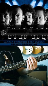 One Step Closer guitar riff by Linkin Park. Get this guitar tab and over 200 more when you join my GuitArmy Riff Factory course - link's in my bio. I'm now offering private online guitar lessons tailored for players just like you who are ready to level up. For more info, send me a message or check out GuitArmy—link's in my bio! | GuitArmy