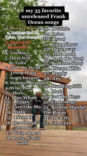 Best Unreleased Frank Ocean Songs Compilation