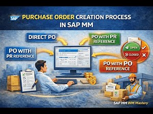 How to Create Purchase Order in SAP MM | End-to-End Process | Direct PO |PR Reference | PO Reference