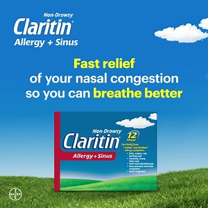 50 reactions · 3 comments | Get fast, non-drowsy allergy symptom relief including nasal congestion. | Claritin Canada | Facebook