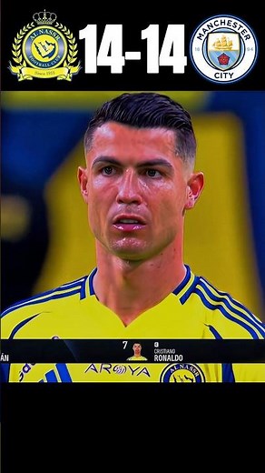 🥶 Ronaldo Made Haaland Cry 😭 | Al Nassr VS Man City | Imajinary Final #football #ronaldo #soccer