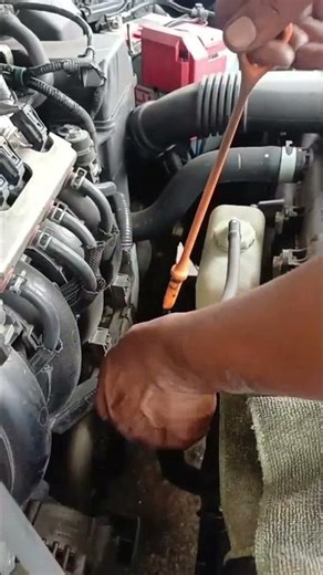 engine oil level #vehiclemaintenance #automobile #mechanic