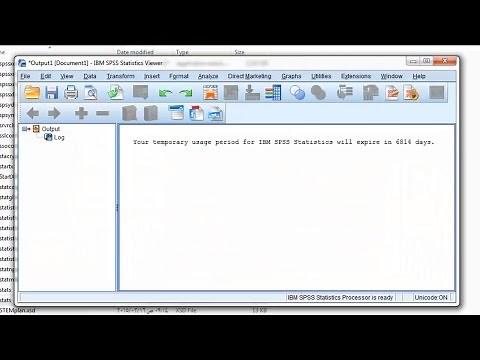 الحلقه الاولى تحميل وتفعيل برنامج IBM.SPSS.Statistics.v24.0