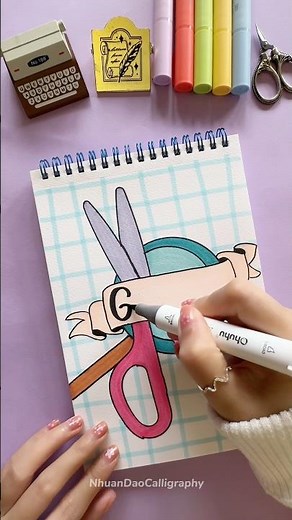 Easy DIY German Front Page #frontpage #nhuandaocalligraphy #shorts