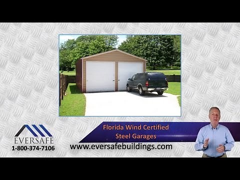Garage Metal Buildings That Beat Florida Hurricanes by Eversafe Steel Buildings