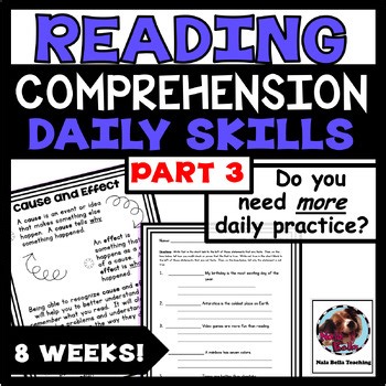 Reading Comprehension Skills Daily Practice Part 3