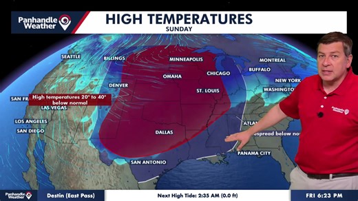 A major winter storm will impact a lot of the country and parts of the south this weekend there could be a tornado threat in NWFL Sunday. Chris is on with the latest! | Chris Smith