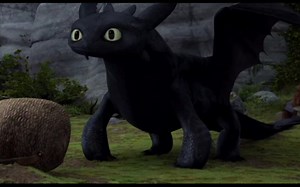 驯龙高手1-Toothless是不是觉得自己能飞了就甩了Hiccup自己试试？